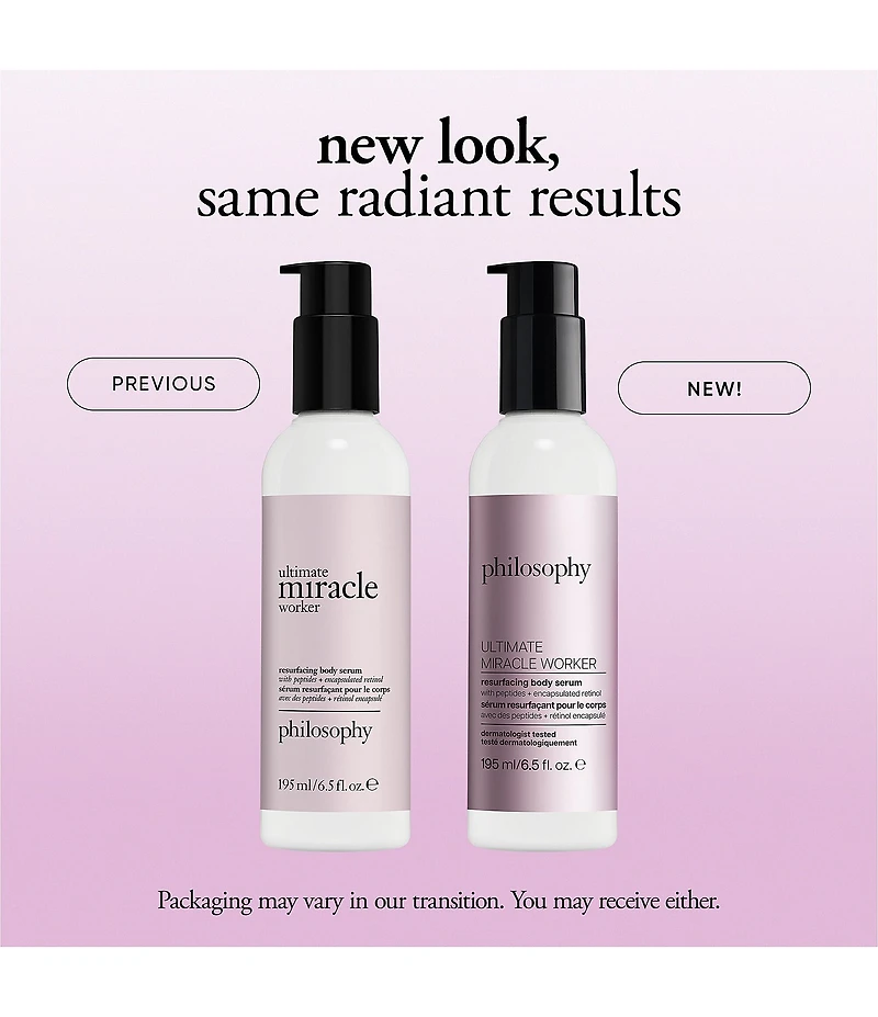 philosophy Ultimate Miracle Worker Resurfacing Body Serum