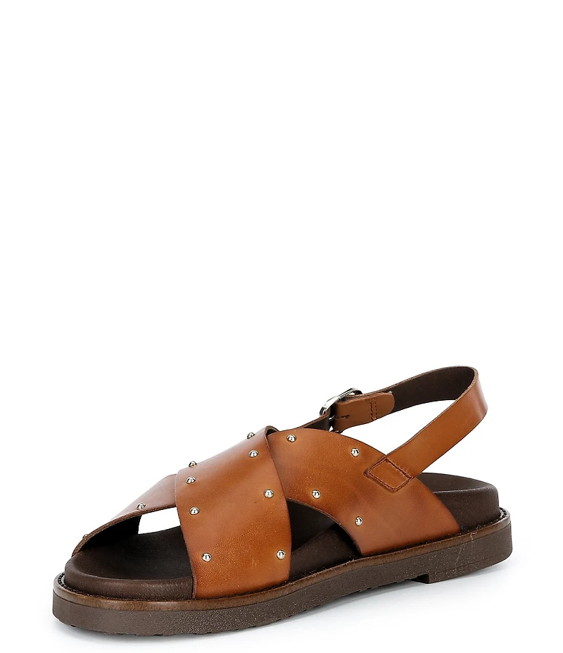 Pikolinos Aitana Leather Stud Cross Band Sandals
