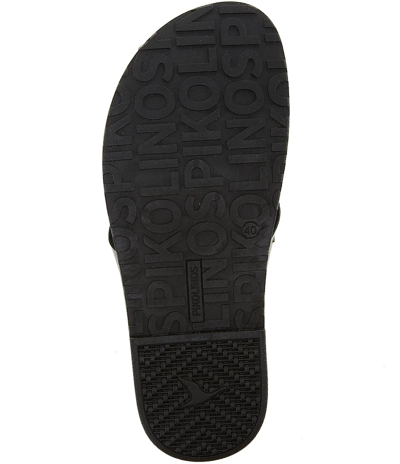 Pikolinos Aitana Leather Stud Cross Band Sandals