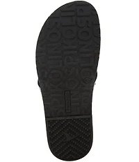 Pikolinos Aitana Leather Stud Cross Band Sandals