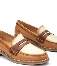 Pikolinos Aldaya W8J Water Resistant Leather Penny Loafers