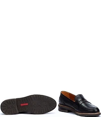 Pikolinos Aldaya W8J Water Resistant Leather Penny Loafers