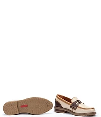 Pikolinos Aldaya W8J Water Resistant Leather Penny Loafers