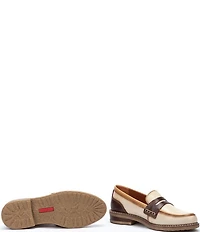 Pikolinos Aldaya W8J Water Resistant Leather Penny Loafers