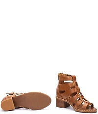 Pikolinos Blanes Leather Block Heel Gladiator Sandals