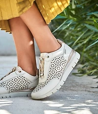 Pikolinos Cantabria W4r Perforated Leather Sneakers