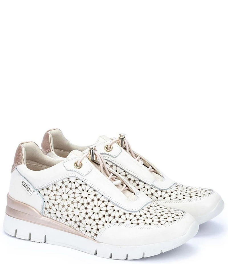 Pikolinos Cantabria W4r Perforated Leather Sneakers