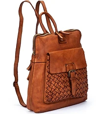 Pikolinos Faura Leather Woven Backpack