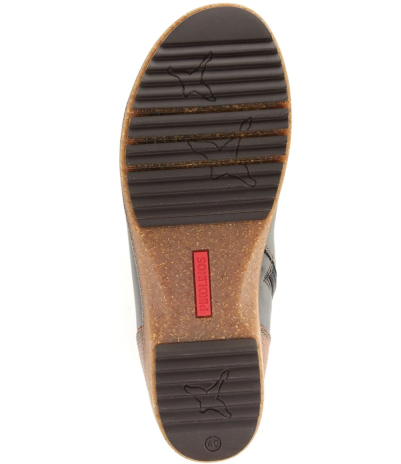 Pikolinos Granada Leather Lace Up Booties