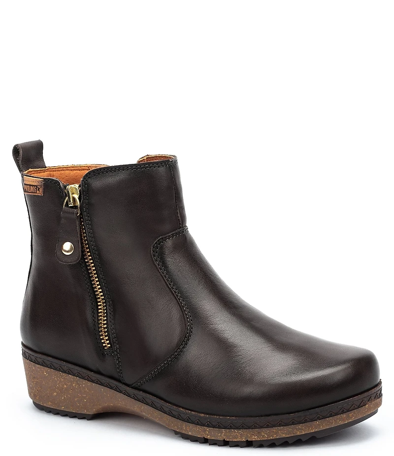Pikolinos Granada Water-Resistant Leather Booties