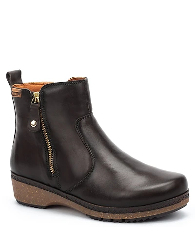 Pikolinos Granada Water-Resistant Leather Booties