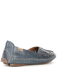 Pikolinos Jerez 578 Floral Perforated Leathern Moccasin Loafers