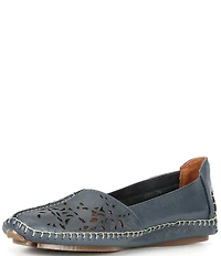 Pikolinos Jerez 578 Floral Perforated Leathern Moccasin Loafers