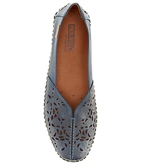 Pikolinos Jerez 578 Floral Perforated Leathern Moccasin Loafers