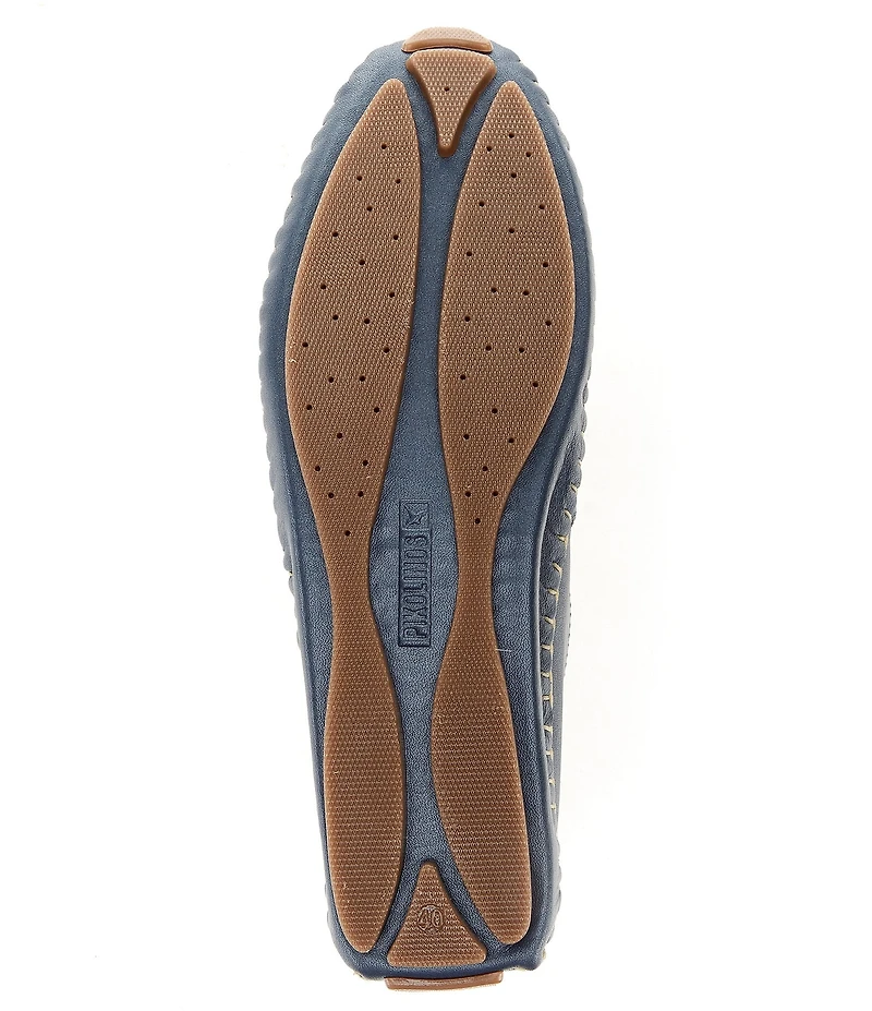 Pikolinos Jerez 578 Floral Perforated Leathern Moccasin Loafers