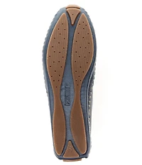 Pikolinos Jerez 578 Floral Perforated Leathern Moccasin Loafers