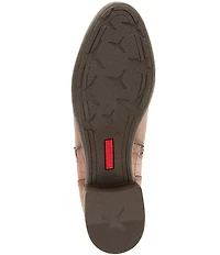 Pikolinos Malaga Leather Croco Embossed Booties