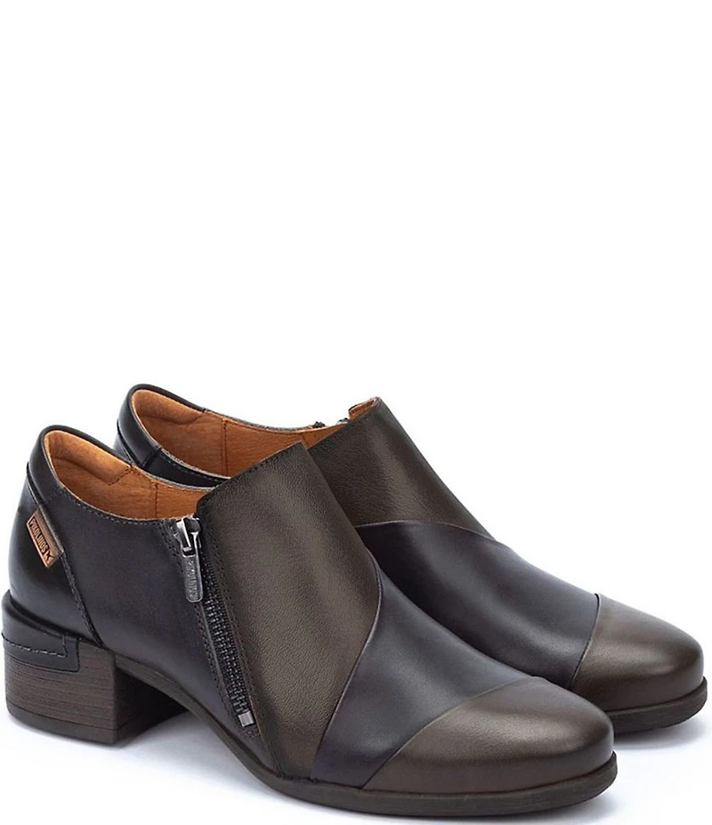 Pikolinos Malaga Leather Zip Shooties