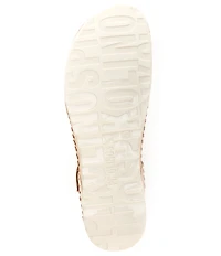 Pikolinos Marina W1c Leather Mary Jane Wedge Pumps