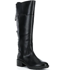 Pikolinos Medina Leather Tall Lace Back Boots