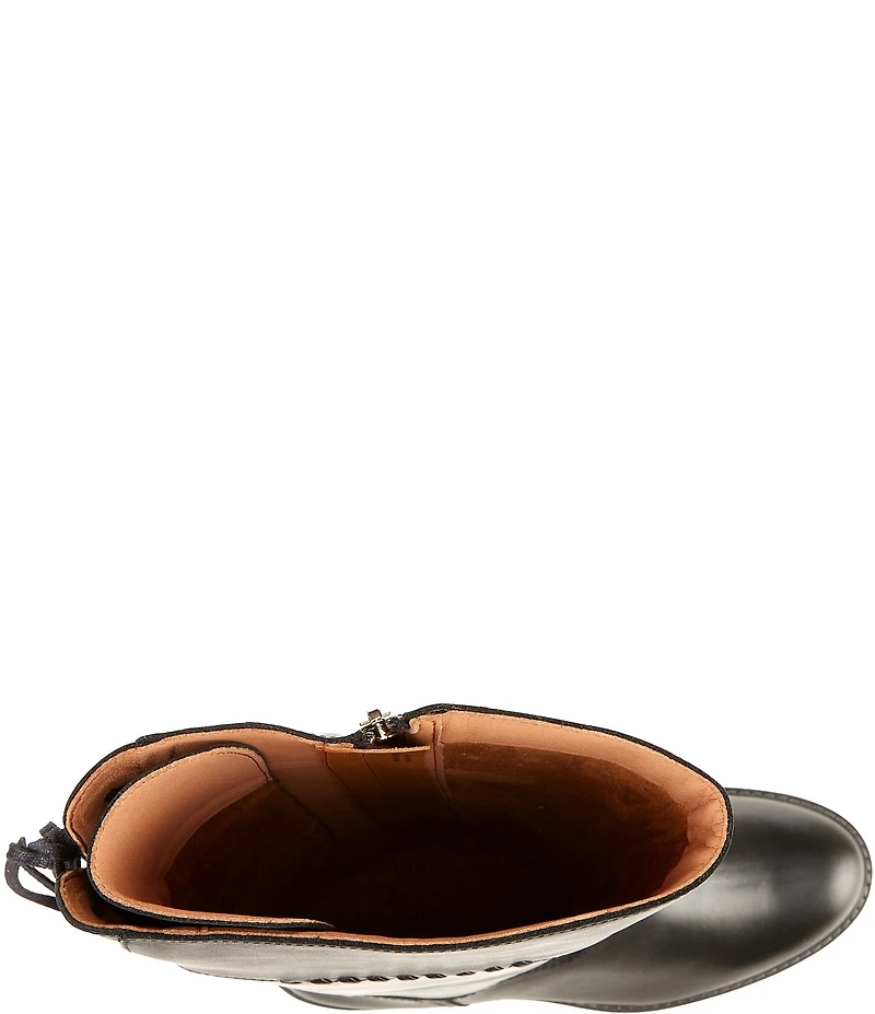 Pikolinos Medina Leather Tall Lace Back Boots