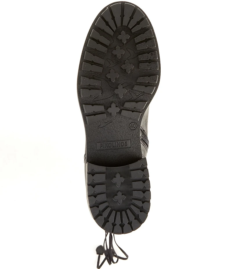 Pikolinos Medina Leather Tall Lace Back Boots