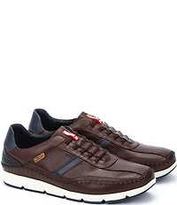 Pikolinos Men's Fuencarral Perforated Leather Sneakers