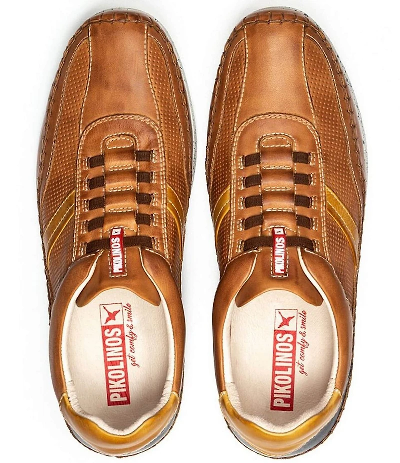 Pikolinos Men's Fuencarral Perforated Leather Sneakers