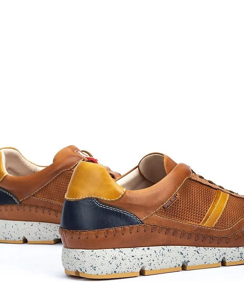 Pikolinos Men's Fuencarral Perforated Leather Sneakers