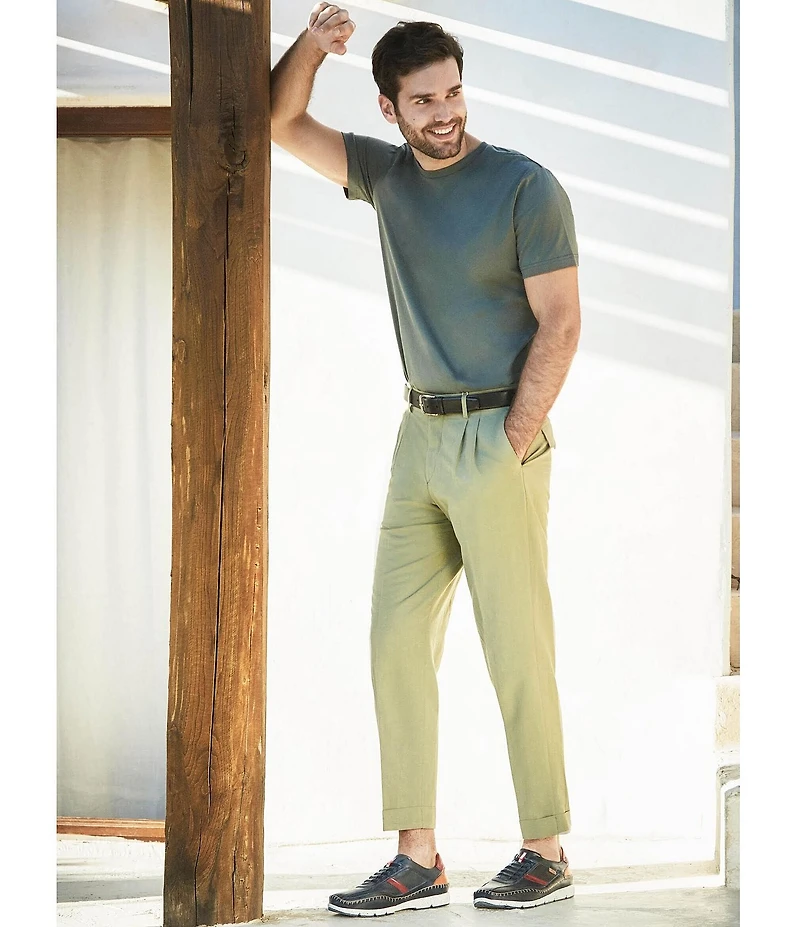 Pikolinos Men's Fuencarral Perforated Leather Sneakers