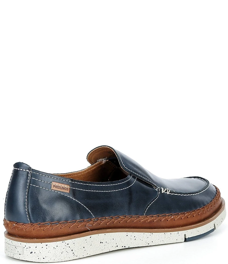 Pikolinos Men's San Juan Calfskin Leather Slip On Moccasins