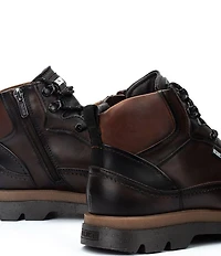 Pikolinos Men's Vigo Leather Lace Up Zip Ankle Boots