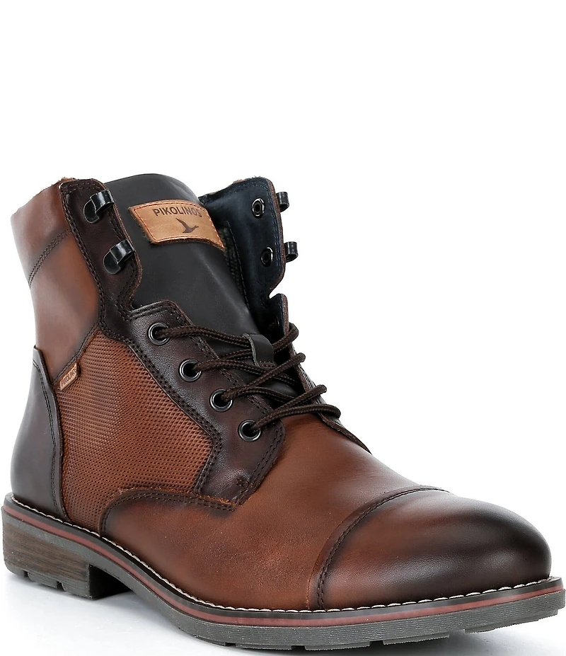 Pikolinos Men's York Leather Lace Up Boots