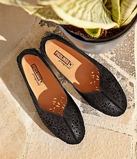 Pikolinos New Jerez Perforated Leather Slip On Moccasin Loafers