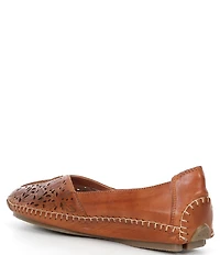 Pikolinos New Jerez Perforated Leather Slip On Moccasin Loafers