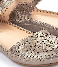 Pikolinos Puerto Vallarta Perforated Leather Mary Jane Flats