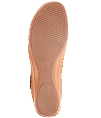 Pikolinos P Vallarta Perforated Leather T-Strap Sandals