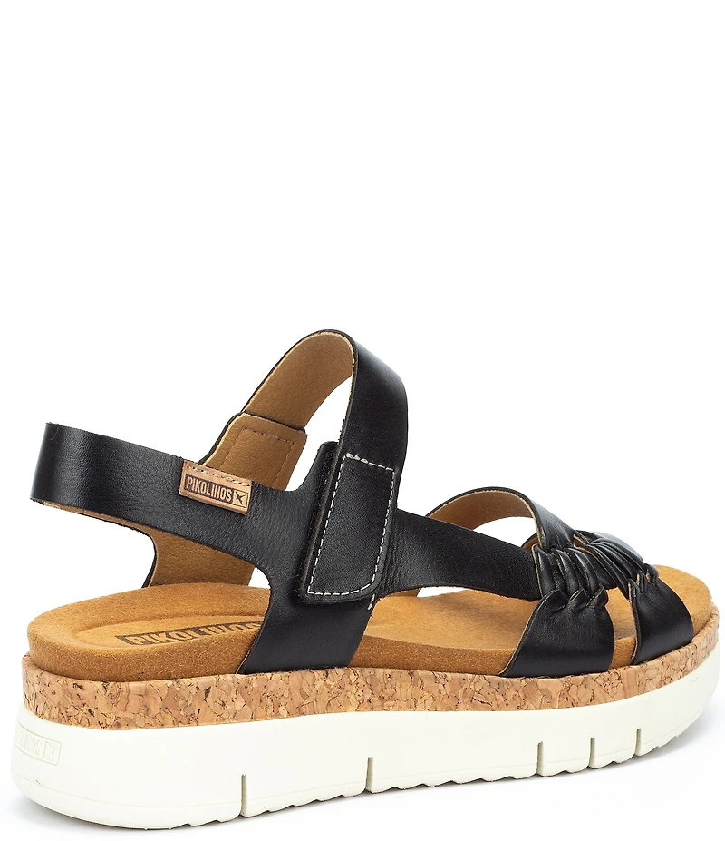 Pikolinos Palma Leather Platform Sandals