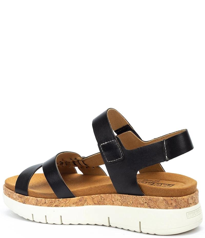 Pikolinos Palma Leather Platform Sandals