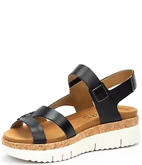 Pikolinos Palma Leather Platform Sandals