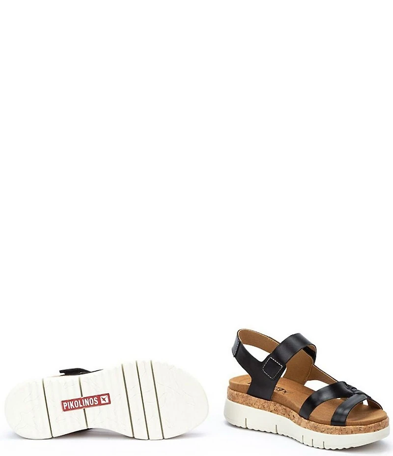 Pikolinos Palma Leather Platform Sandals