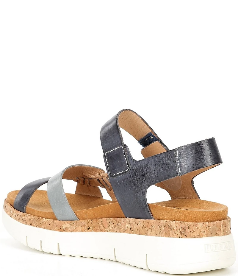 Pikolinos Palma Leather Platform Sandals