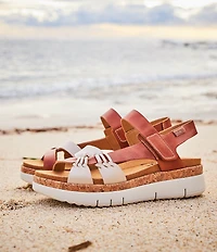 Pikolinos Palma Leather Platform Sandals