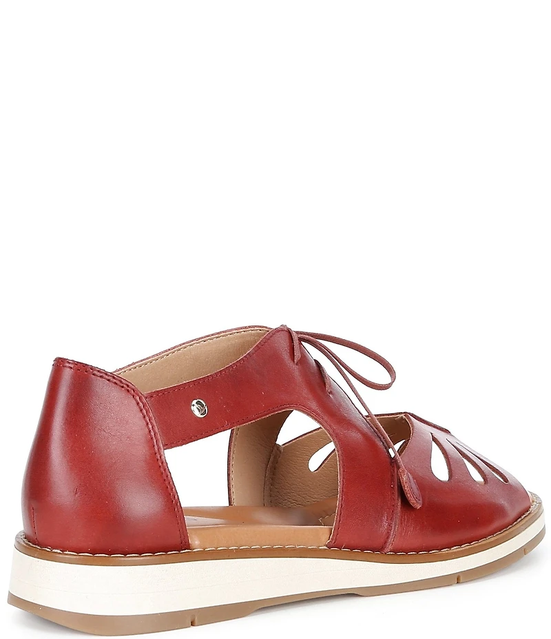 Pikolinos Roquetas Leather Lace Up Sandals