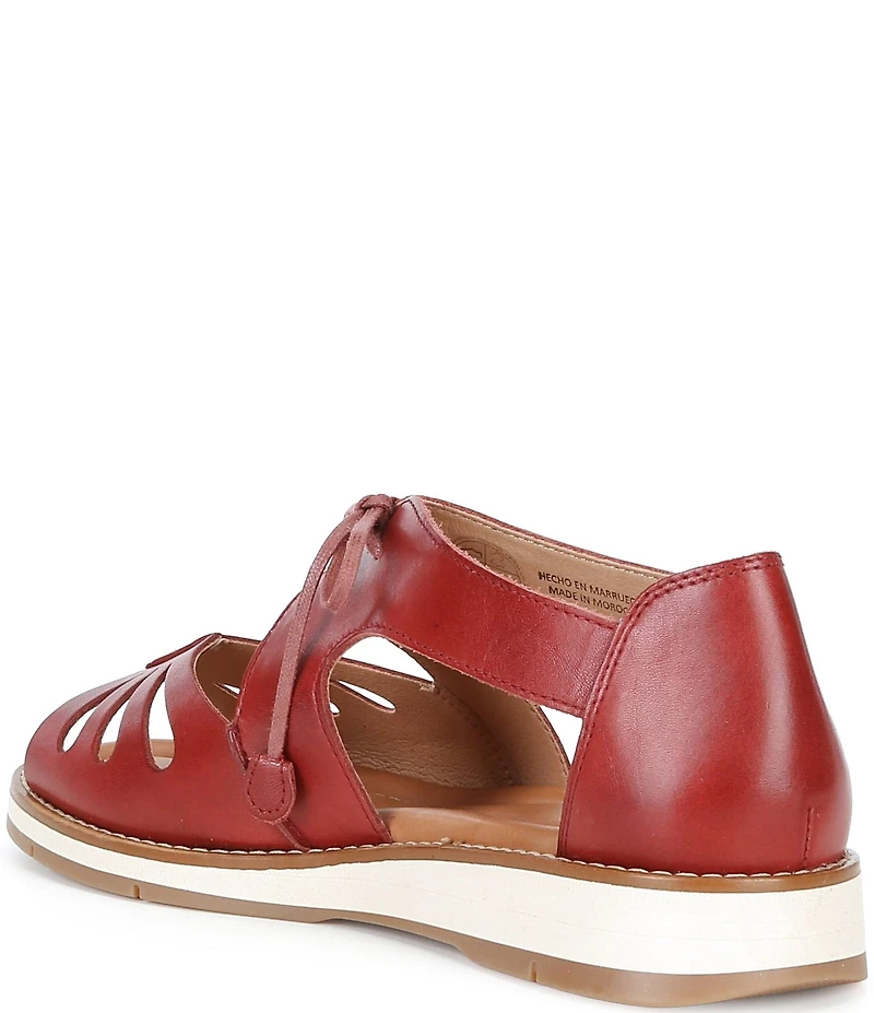 Pikolinos Roquetas Leather Lace Up Sandals