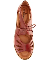 Pikolinos Roquetas Leather Lace Up Sandals
