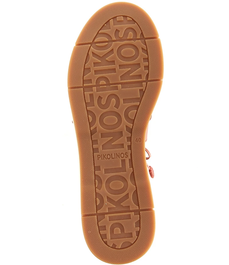 Pikolinos Roquetas Leather Lace Up Sandals