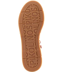 Pikolinos Roquetas Leather Lace Up Sandals