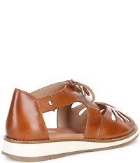 Pikolinos Roquetas Leather Lace Up Sandals