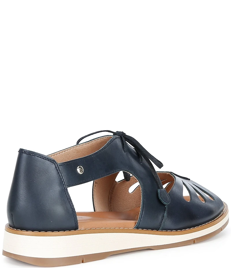 Pikolinos Roquetas Leather Lace Up Sandals